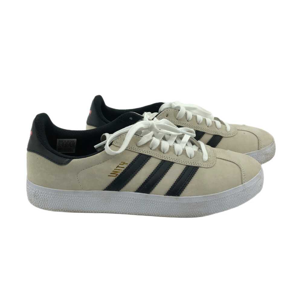 adidas Beige Black Athletic Shoes Lace Up Round Toe Platform | Mens 11
